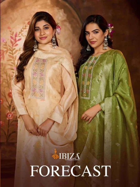 Forecast By Ibiza Kosa Silk Embroidery Designer Salwar Suits Wholesale Online
